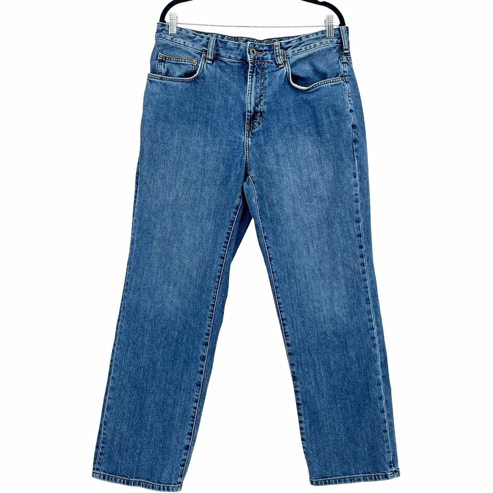 Tommy Bahama Men's Blue Denim Jeans Size 36 Classic Fit Straight Leg